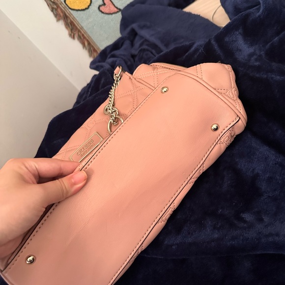 Pink Quilted Guess Bag - Picture 4 of 7